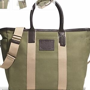 Coach F71266 Getaway Heritage Solid Canvas Bag
